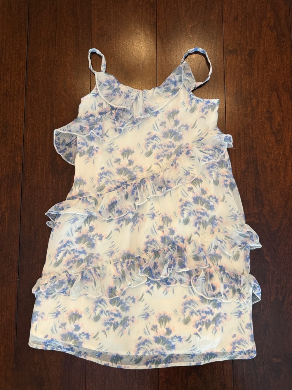 abercrombie kids ruffle mini dress